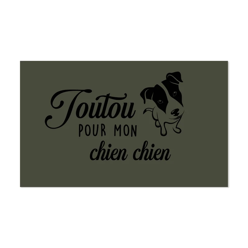 Tappetino per ciotola in vinile Toutou
