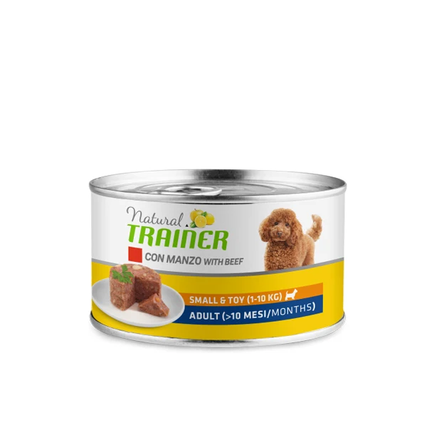 Natural Trainer Maintenance Adult Mini con manzo - Umido Cane - 150Gr