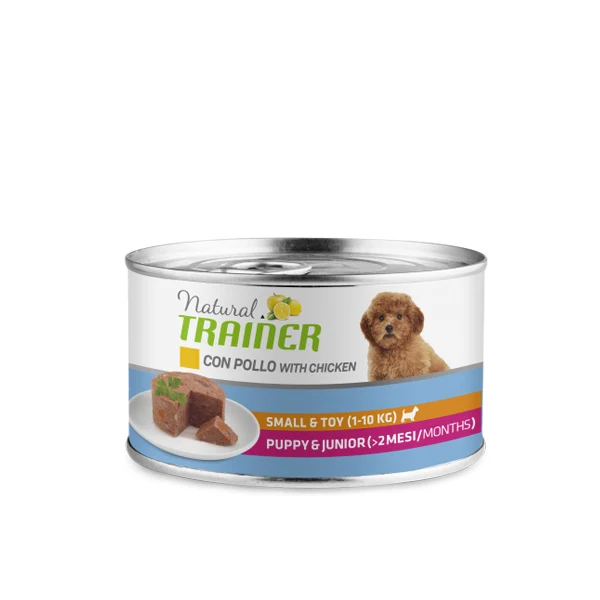 Natural Trainer - Umido - Maintenance Small & Toy Puppy&Junior con pollo