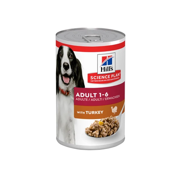 Hill's Science Plan Adult Alimento per Cani con Tacchino Lattina