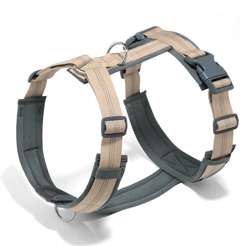 Pettorina ad H per Cani Regolabile, Imbottita e Riflettente | XS-XL