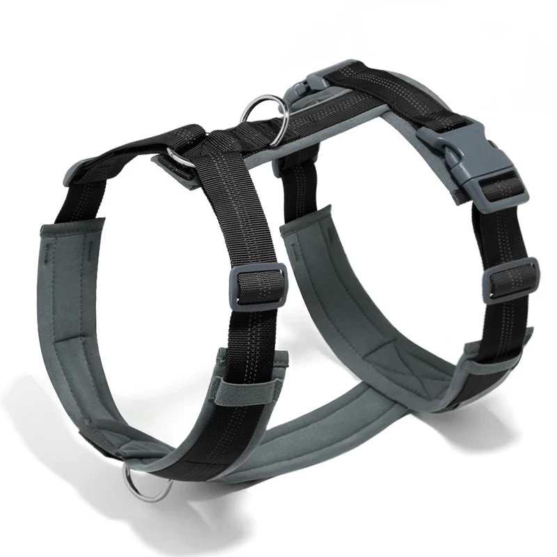 Pettorina ad H per Cani Regolabile, Imbottita e Riflettente | XS-XL