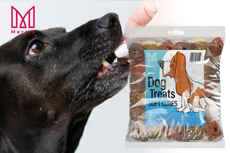 Cubetti Morbidi di Carne per Cani MERSJO 500 g – Snack Premio