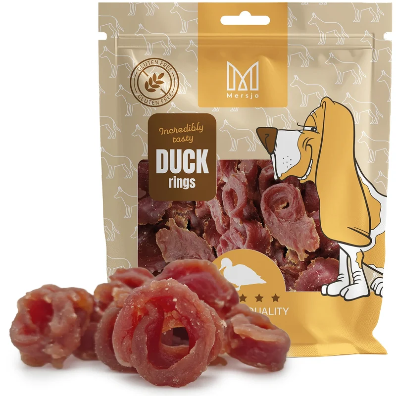 Anelli Snack con Manzo per Cani MERSJO 500 g – Premio e Ricompensa