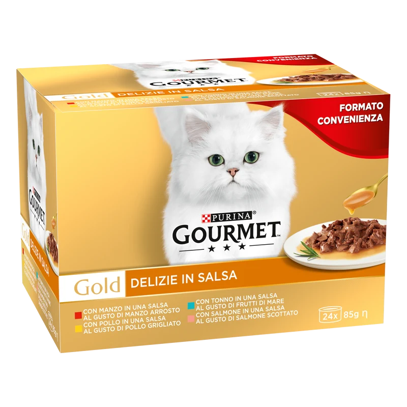 Gourmet Gold Cat Adult Delizie in Salsa 24x85 gr