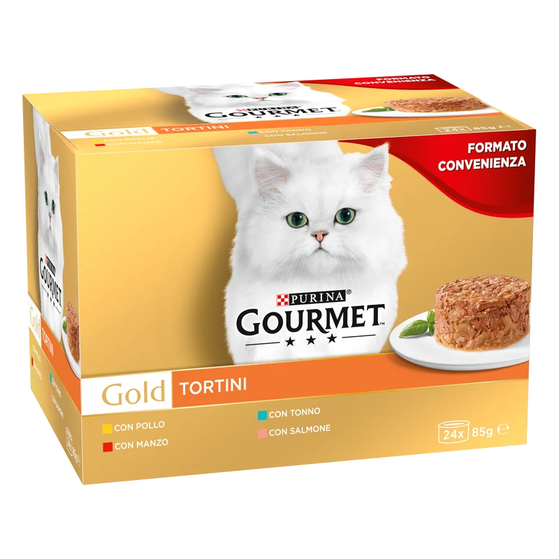 Gourmet Gold Cat Adult Tortini 24x85 gr