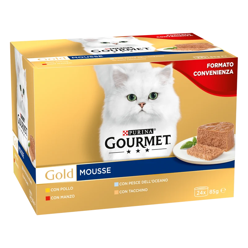 Gourmet Gold Cat Adult Mousse 24x85 gr