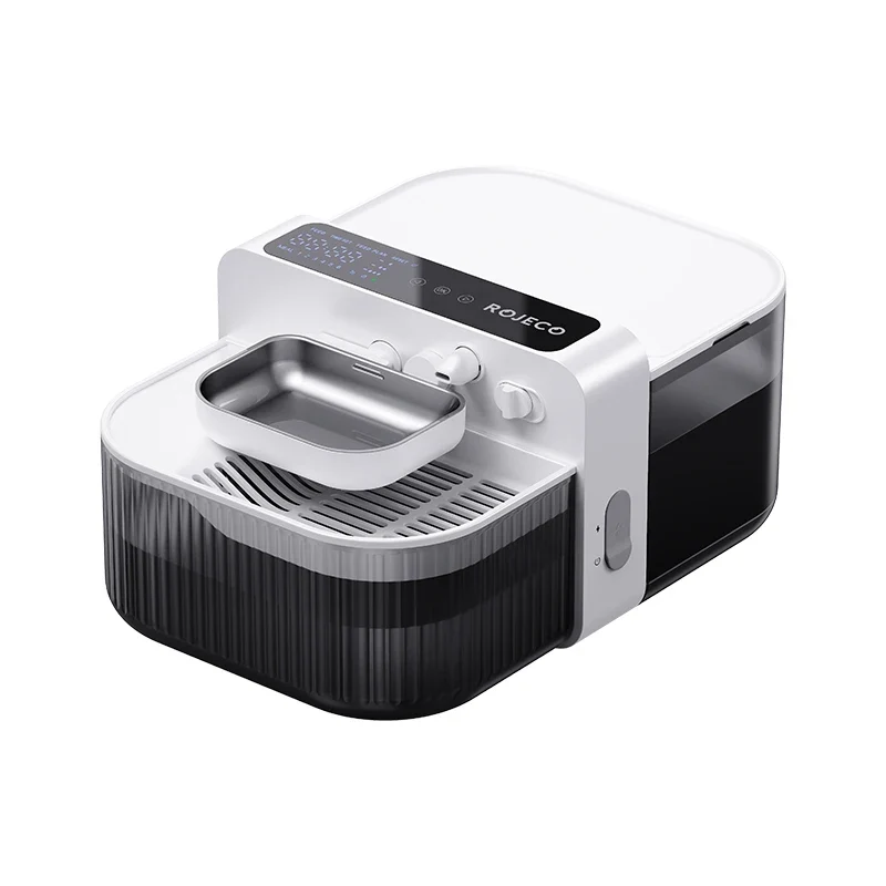 ROJECO Fontanella Wireless per Gatti 3,5L con Separazione Acqua di Scarto | 2000mAh