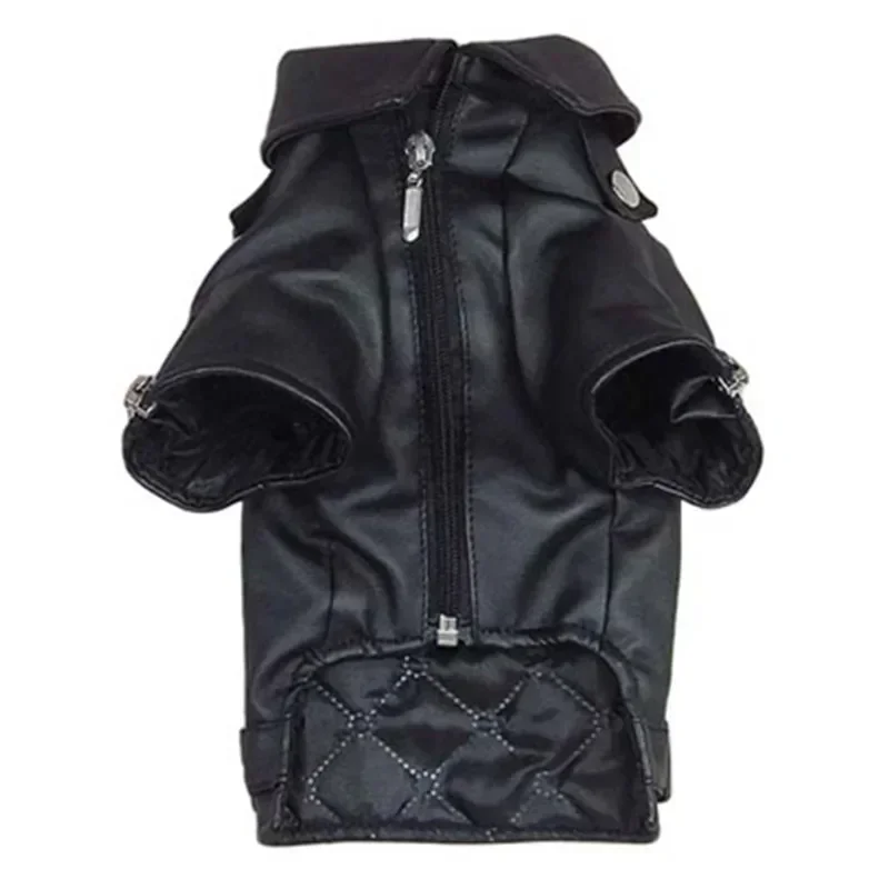 Giacca Invernale per Cani Stile Pelle | Cappotto Caldo XS-XXL