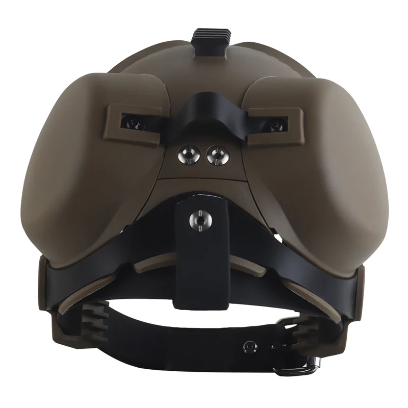 Casco Tattico K9 per Cani da Lavoro con Occhiali Protettivi e Guide Laterali