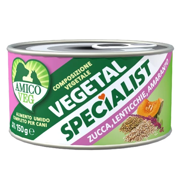AMICO VEG VEGETAL SPECIALIST – ZUCCA, LENTICCHIE, AMARANTO 150GR