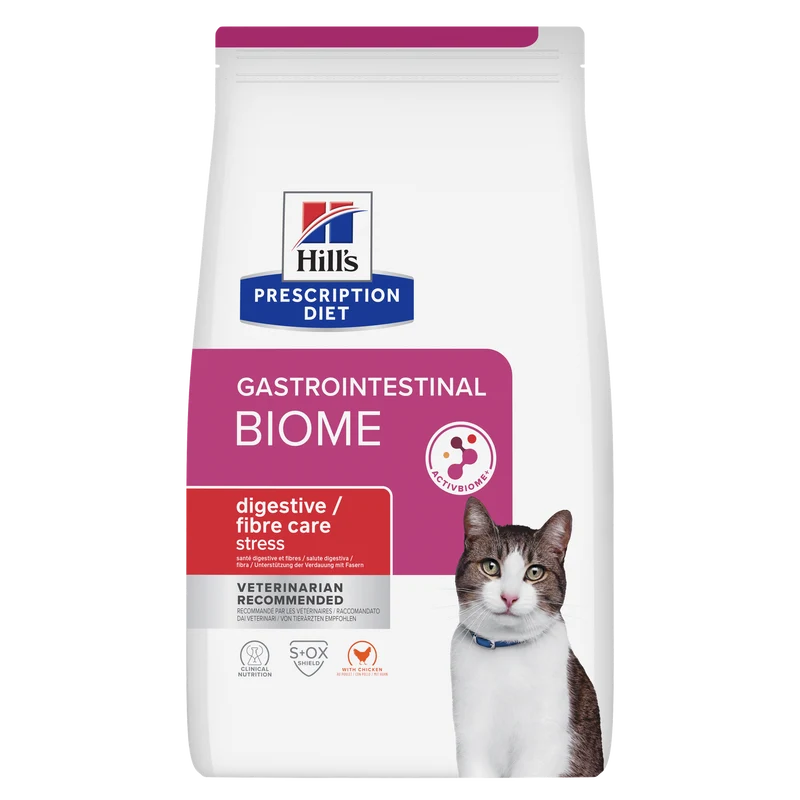 Hill's Prescription Diet gatti Gastrointestinal Biome Stress con pollo 1,5kg