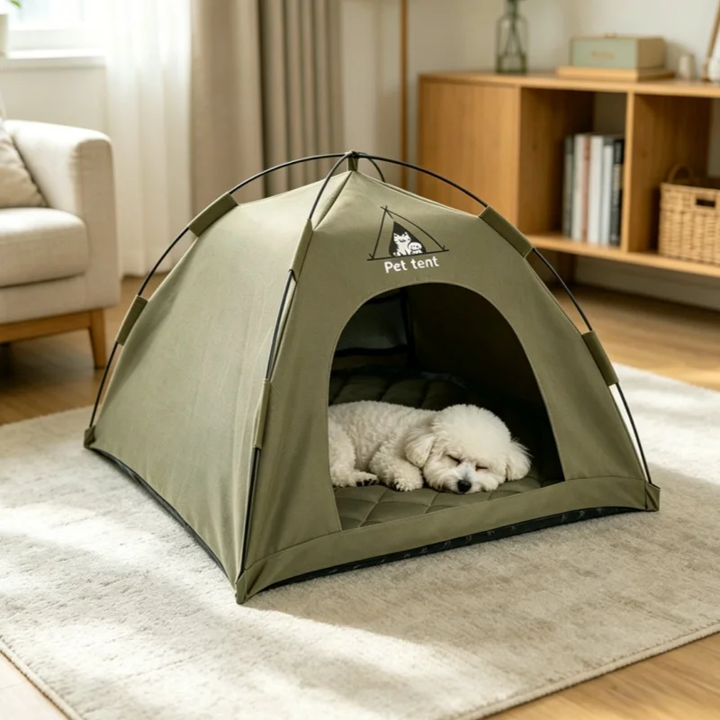 Tenda Cuccia per Cani e Gatti Impermeabile – Casetta Portatile Indoor e Outdoor S/M/L