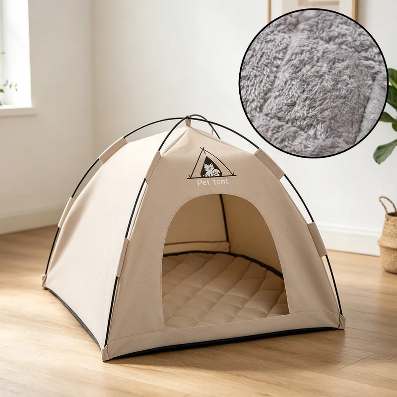 Tenda Cuccia per Cani e Gatti Impermeabile – Casetta Portatile Indoor e Outdoor S/M/L