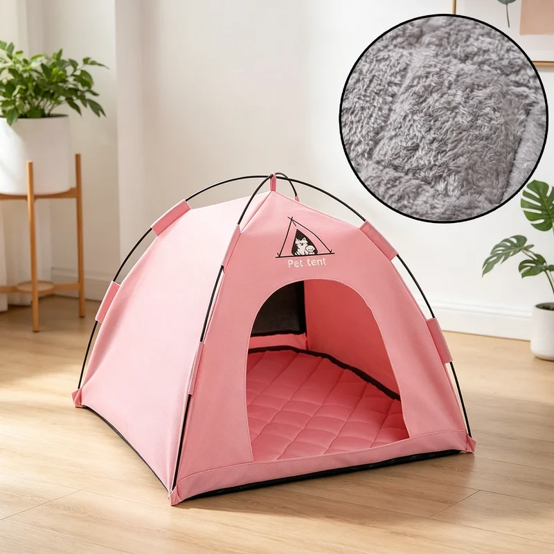 Tenda Cuccia per Cani e Gatti Impermeabile – Casetta Portatile Indoor e Outdoor S/M/L