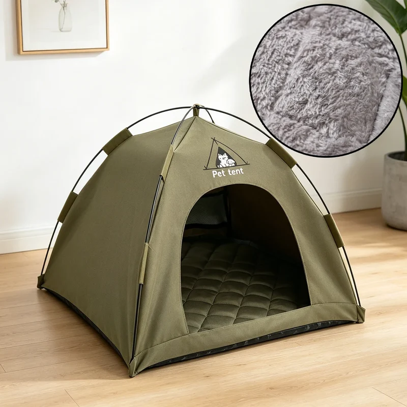Tenda Cuccia per Cani e Gatti Impermeabile – Casetta Portatile Indoor e Outdoor S/M/L