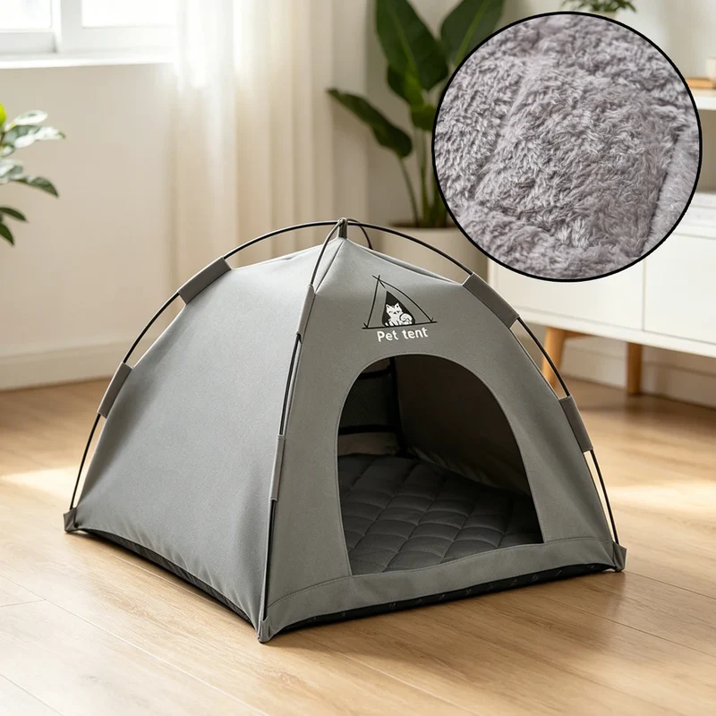 Tenda Cuccia per Cani e Gatti Impermeabile – Casetta Portatile Indoor e Outdoor S/M/L