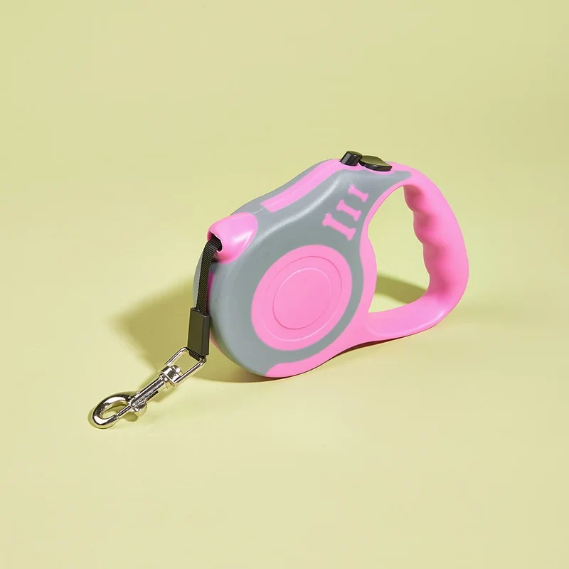 Guinzaglio Retrattile per Cani 3 m o 5 m – Automatico con Blocco e Maniglia Ergonomica