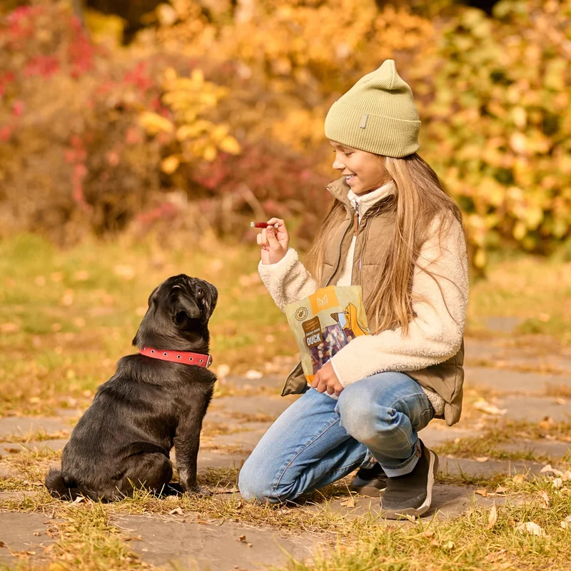 Snack per Cani all’Anatra Mersjo 500 g con Calcio – Bocconcini Premio Essiccati