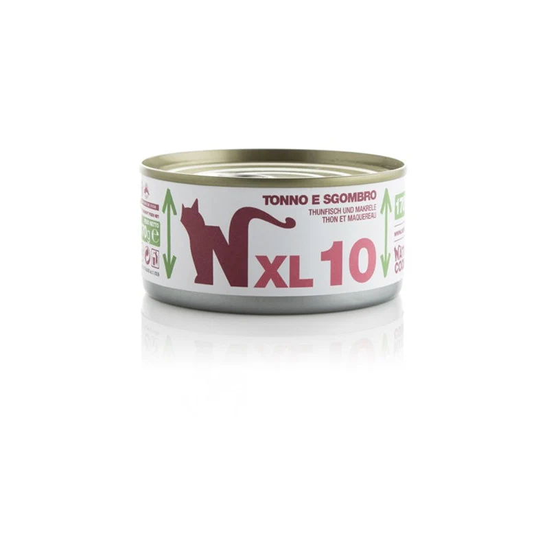 Natural Code XL10 Tonno e Sgombro 170 g | Alimento per Gatti Adulti