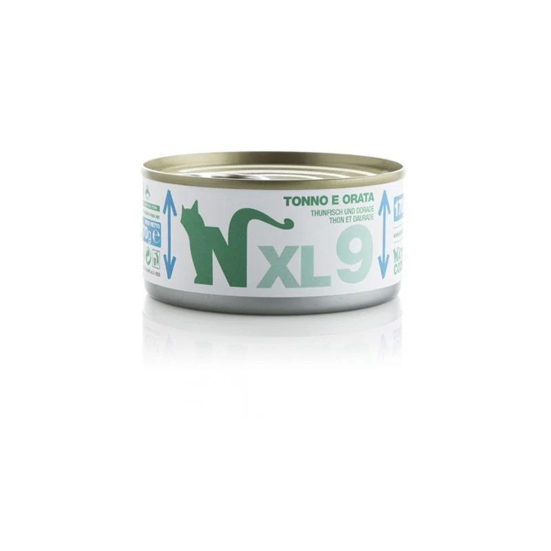 Natural Code XL09 Tonno e Orata 170 g – Alimento per Gatti Adulti