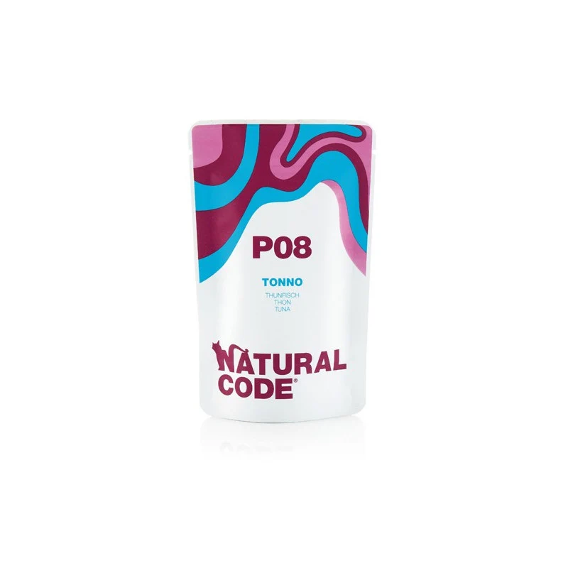 Natural Code P08 Tonno Alimento Umido per Gatti 70 g