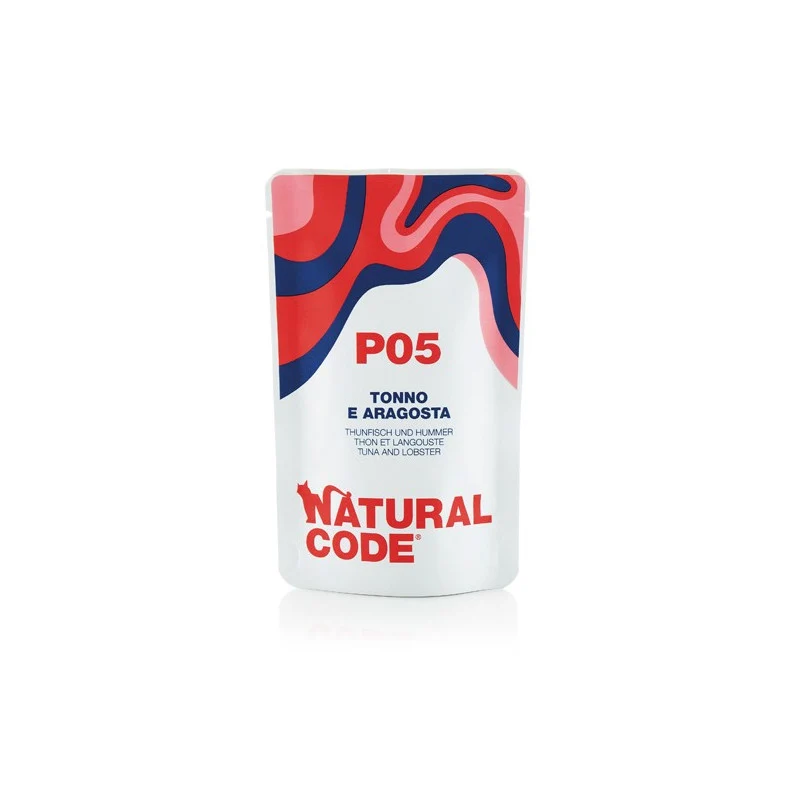 Natural Code P05 Tonno e Aragosta Alimento Umido per Gatti 70 g