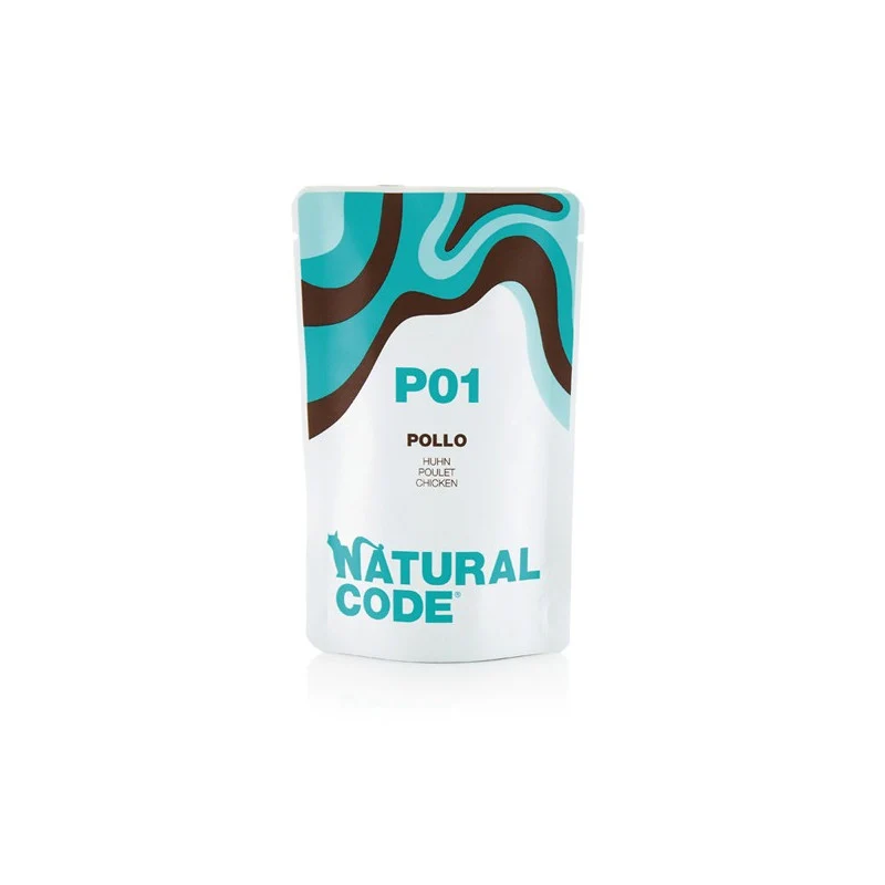 Natural Code P01 Pollo Alimento Umido per Gatti Bustina da 70 g