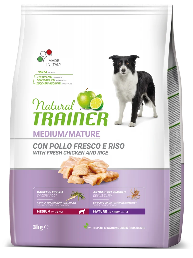 Natural Trainer cane Medium Maturity con pollo