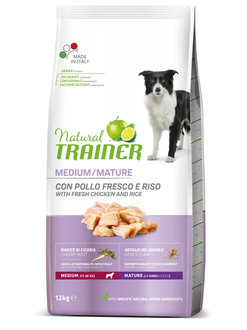 Natural Trainer cane Medium Maturity con pollo