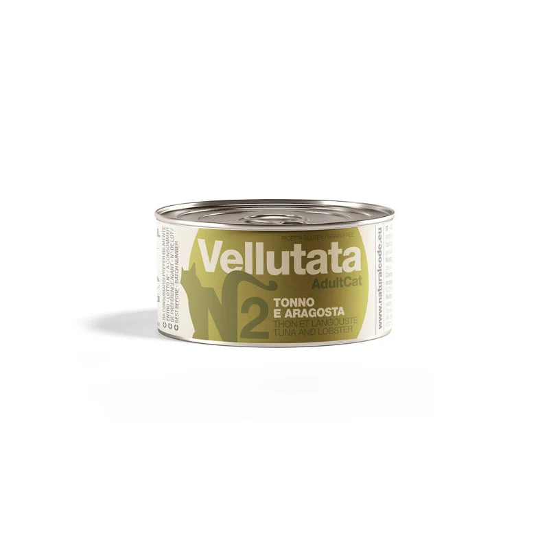 Natural Code 02 Vellutata Tonno e Aragosta | Alimento Umido per Gatti 85 g