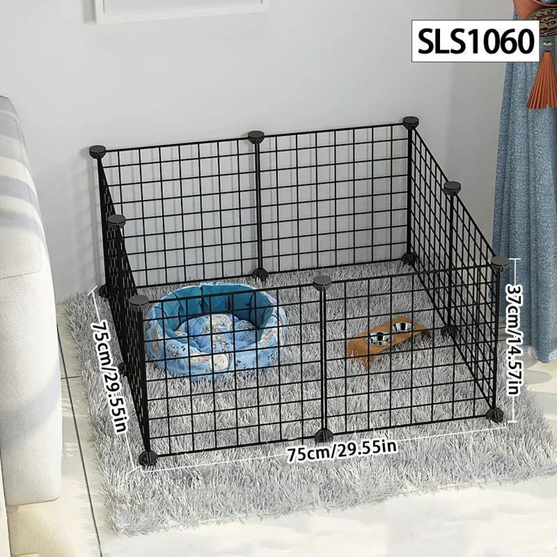 Recinto Modulare per Cani e Cuccioli | Box da Interno in Rete Metallica con Porta