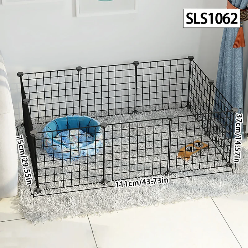 Recinto Modulare per Cani e Cuccioli | Box da Interno in Rete Metallica con Porta