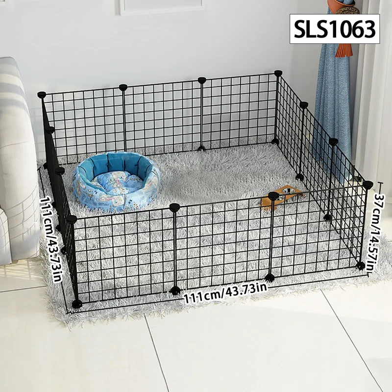 Recinto Modulare per Cani e Cuccioli | Box da Interno in Rete Metallica con Porta