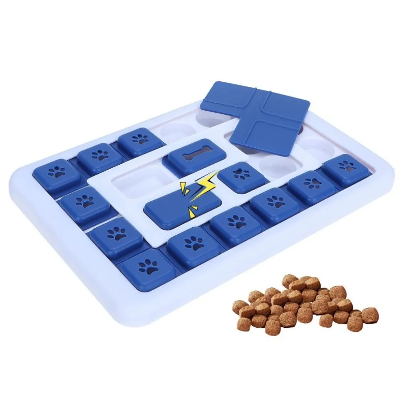 Gioco Interattivo di Attivazione Mentale per Cani e Gatti – Ciotola Slow Feeder Anti-Ingozzamento, Dispenser Snack per Aumentare l'IQ e Ridurre la Noia (Antiscivolo)