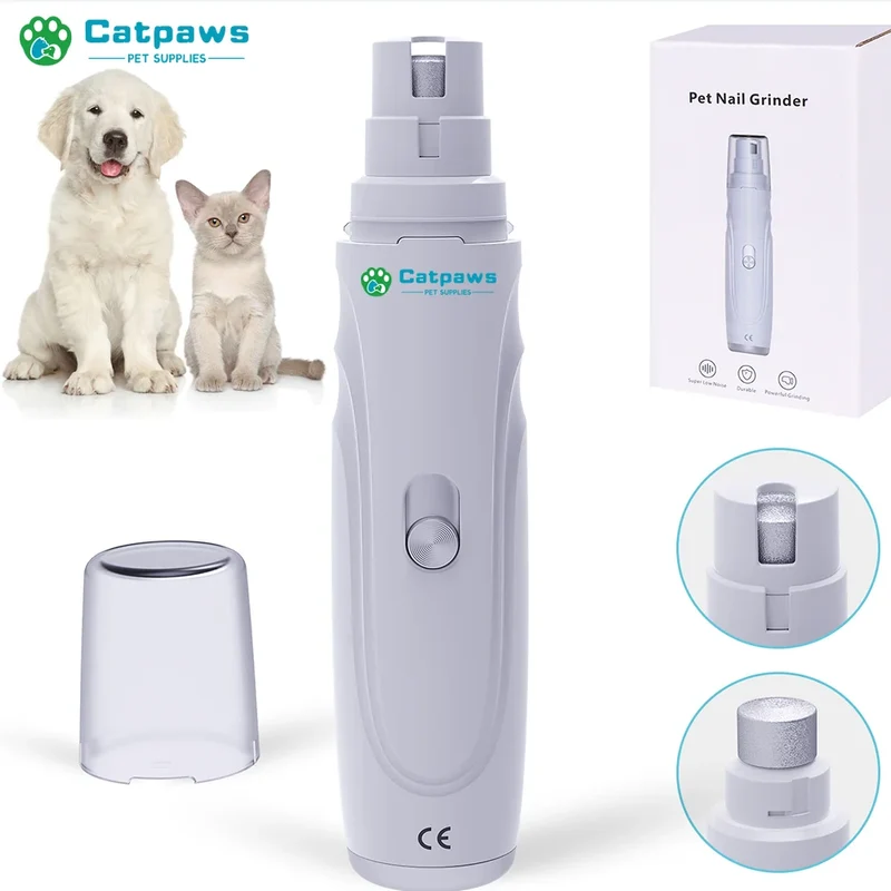 Tagliaunghie Elettrico per Cani e Gatti – Lima USB Silenziosa a 2 Velocità