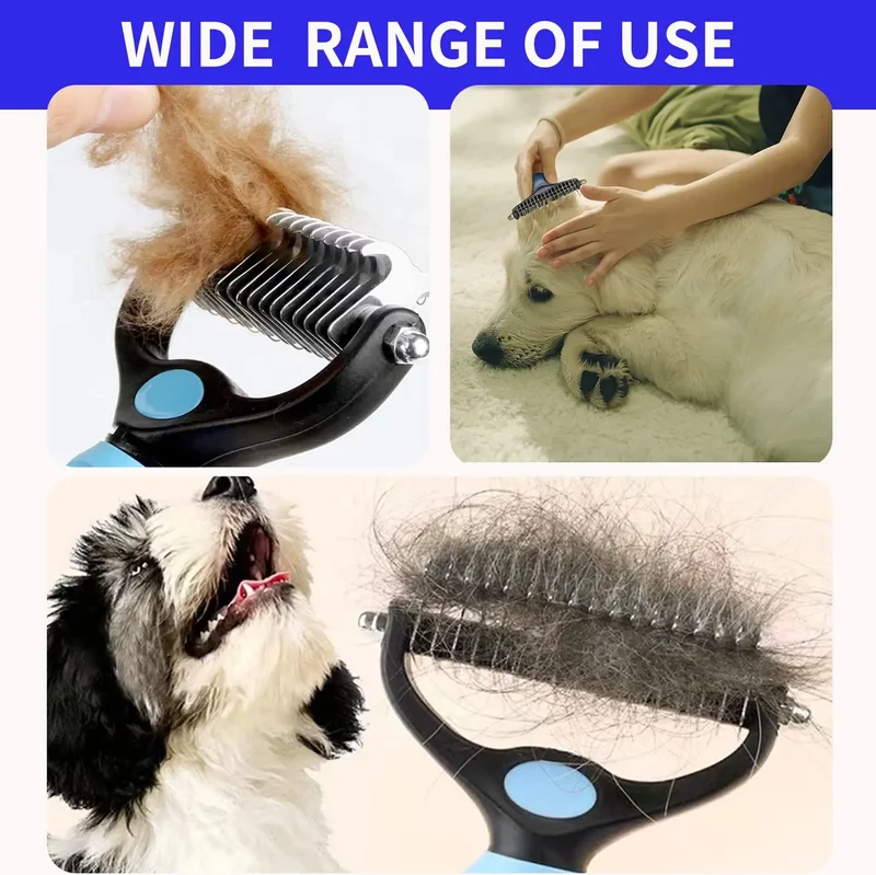 Spazzola Sottopelo per Cani e Gatti – Pettine Taglianodi Deshedding