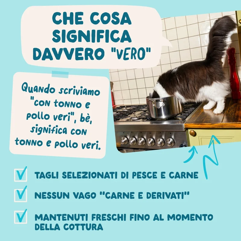 Edgard & Cooper Umido Gatto Adult Tonno e Pollo BOCCONCINI IN SALSA