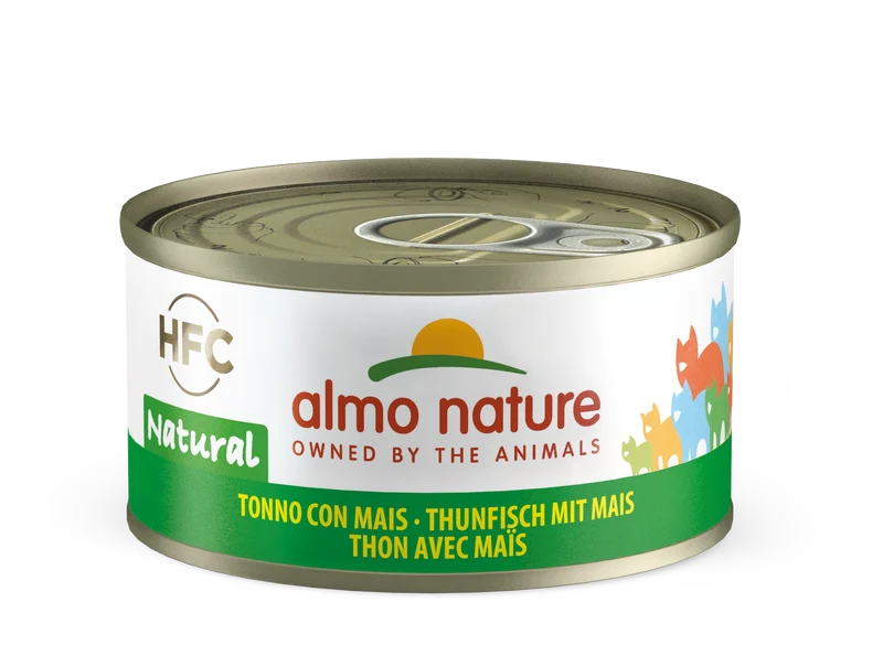HFC CAT Natural - Tonno con Mais 70gr, 140gr e 280gr