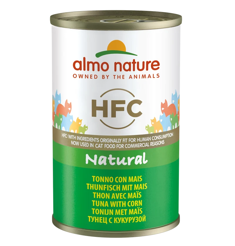 HFC CAT Natural - Tonno con Mais 70gr, 140gr e 280gr