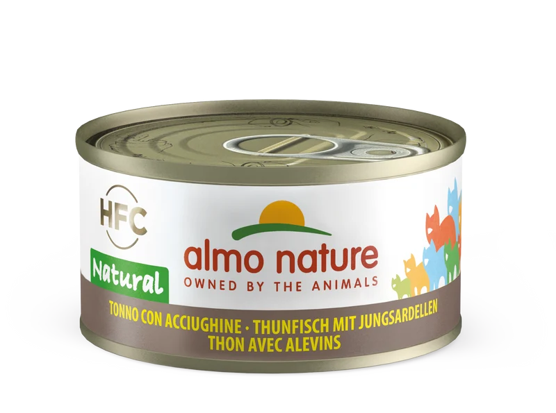 HFC CAT Natural - Tonno con Acciughine 55gr 70gr e 140gr