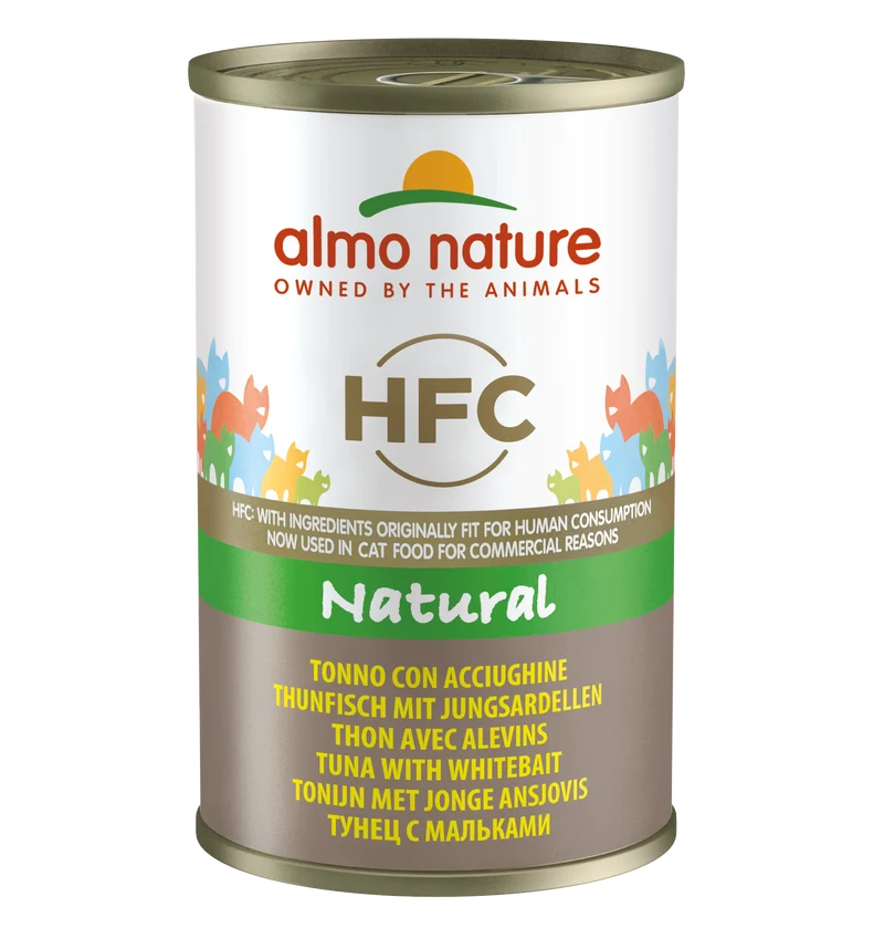 HFC CAT Natural - Tonno con Acciughine 55gr 70gr e 140gr