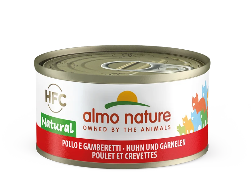 HFC CAT Natural - Pollo e Gamberetti 55gr, 70gr, 140gr, 280gr