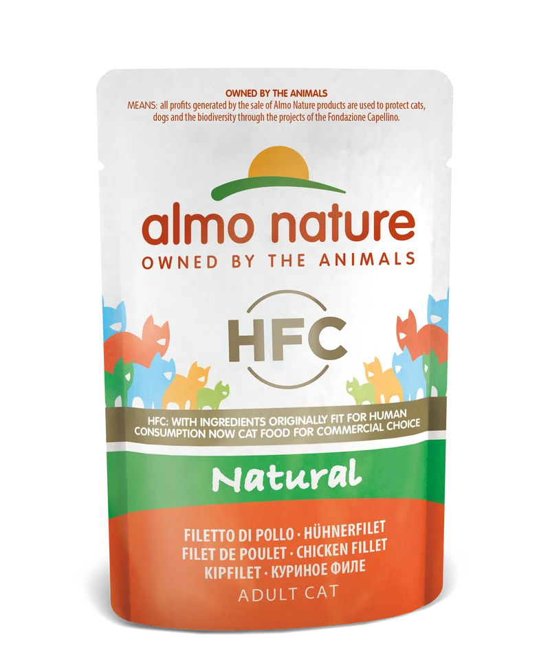 HFC CAT Natural - Petto di Pollo 55gr, 70gr e 140gr