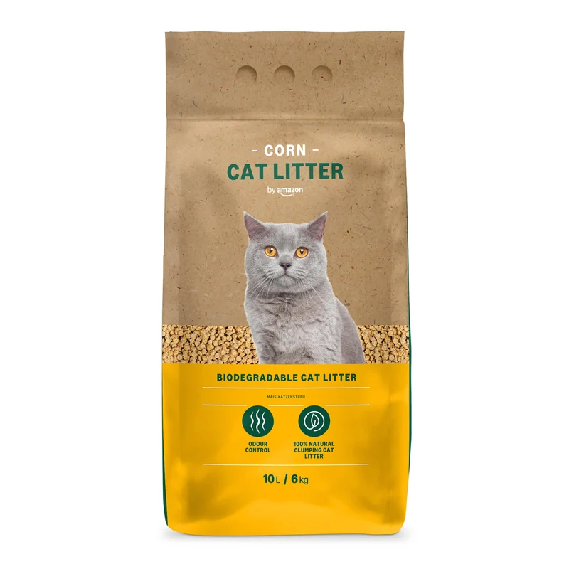 Lettiera per Gatti Agglomerante al Mais, 10L (Confezione da 1) (in Precedenza Un Marchio Lifelong, Stesso Prodotto)