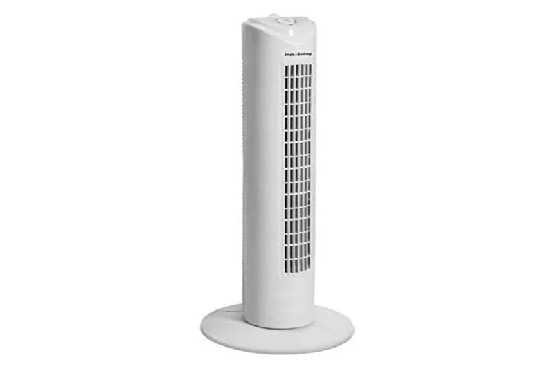 Innoliving Bimar Ventilatore a Torretta 3 Velocità INN-504 con Timer 120 Minuti, Ventilatore a Colonna con Oscillazione Automatica 90°, Potenza 45W, Altezza 78cm, Ventilatore a Torre Efficiente e Silenzioso
