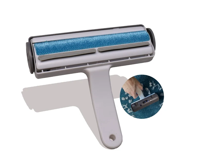 TREKAM Set 2x tiragraffi divano per gatti e rullo smacchiatori divano - Proteggi divano gatti graffi con palline elastiche giocattolo e tasche - affilaunghie sisal naturale per il tuo gattino