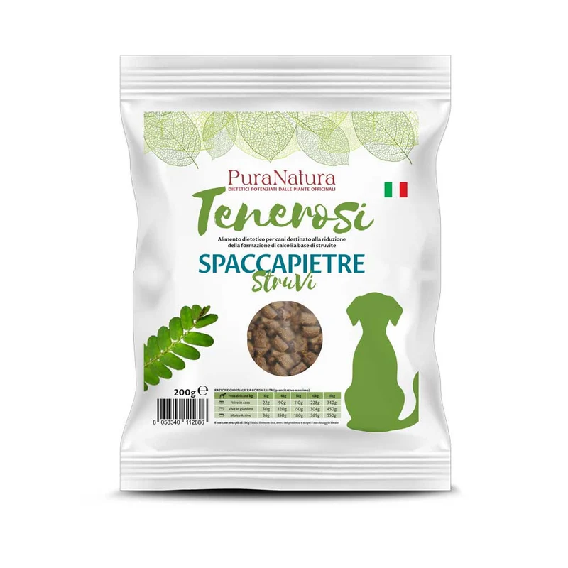 Pura Natura Dalla Grana Tenerosi SPACCAPIETRE STRUVI Maiale per Cani