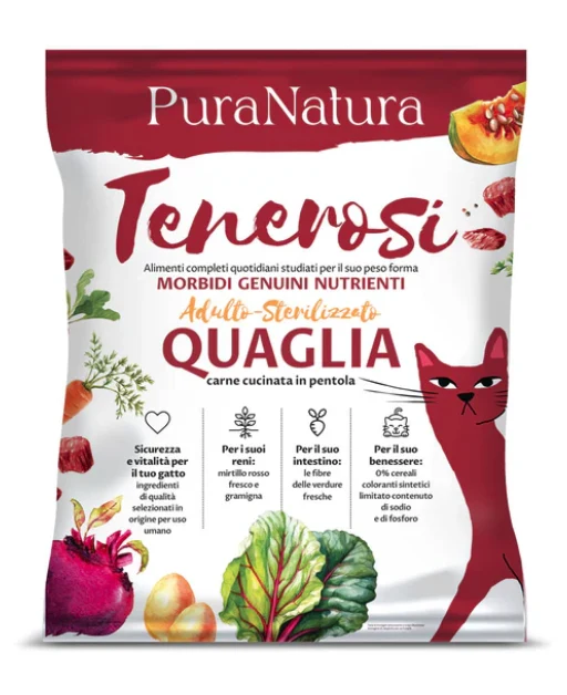 Pura Natura Dalla Grana Tenerosi Quaglia Per GATTI