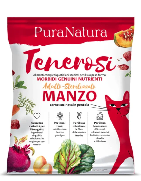 Pura Natura Dalla Grana Tenerosi Manzo per GATTI